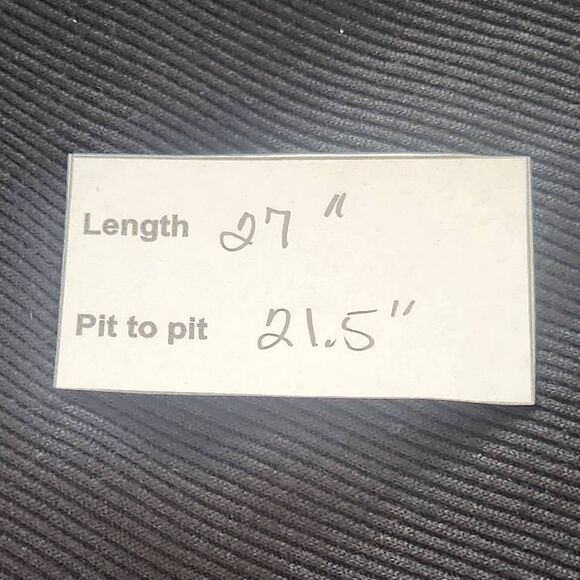 Lush Black Ribbed Knit Top with Drawstring Ruching Size 3X Plus Size Black Top - Picture 9 of 9